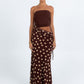 Bessina Maxi Dress - Chocolate/Mocha Polka Dot