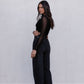 Dakitah Long-sleeve Top - Black Mesh