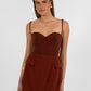 Pip Bodysuit - Chocolate Brown Mesh