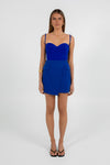 Azrah Mini Skirt - Cobalt Blue
