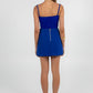 Azrah Mini Skirt - Cobalt Blue