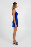 Azrah Mini Skirt - Cobalt Blue