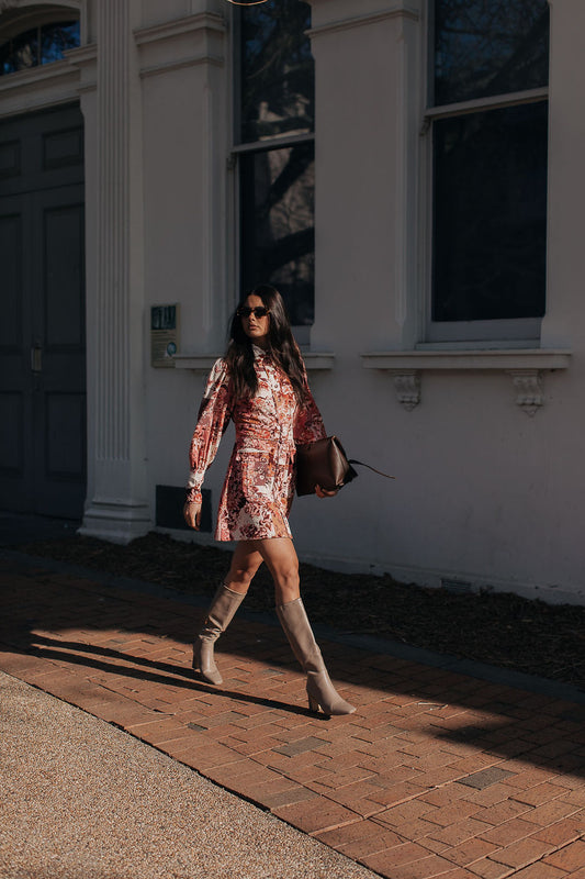 Jolanda Mini Dress - Fleur Print