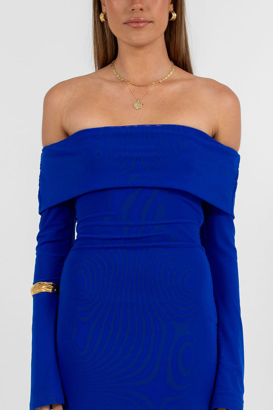 Bettina Mini Dress - Royal Blue