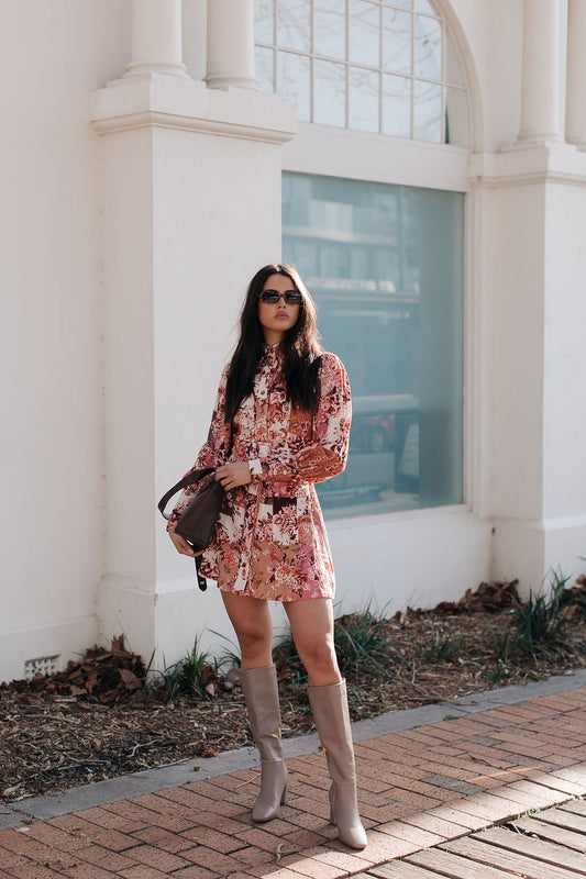 Jolanda Mini Dress - Fleur Print