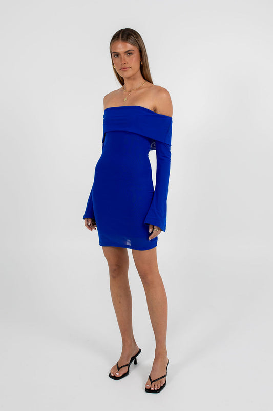 Bettina Mini Dress - Royal Blue