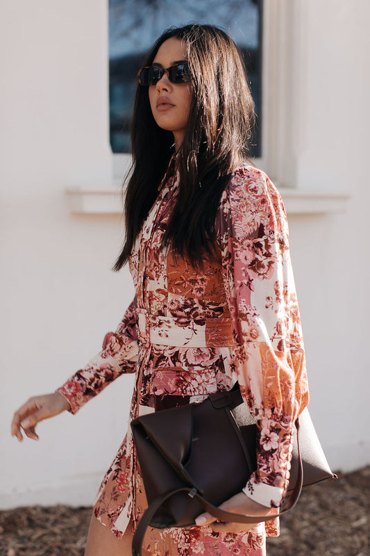 Jolanda Mini Dress - Fleur Print