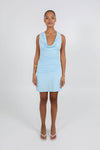 Flossie Mini Dress - Baby Blue