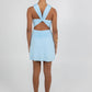 Flossie Mini Dress - Baby Blue