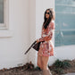 Jolanda Mini Dress - Fleur Print