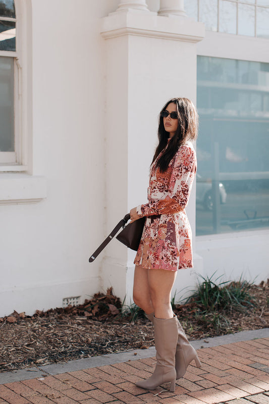 Jolanda Mini Dress - Fleur Print