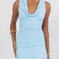 Flossie Mini Dress - Baby Blue