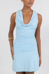 Flossie Mini Dress - Baby Blue