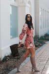 Jolanda Mini Dress - Fleur Print
