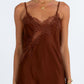 Hallie Midi Dress - Chocolate Brown