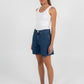 Evie Denim Short - Classic Blue