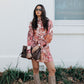 Jolanda Mini Dress - Fleur Print