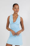 Flossie Mini Dress - Baby Blue