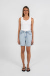 Evie Denim Short - Light Mineral Wash