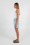 Evie Denim Short - Light Mineral Wash