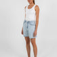 LAUNCHING 19.10 - Evie Denim Short - Light Mineral Wash