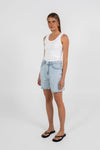 Evie Denim Short - Light Mineral Wash
