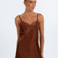Hallie Midi Dress - Chocolate Brown