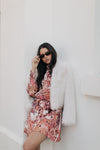 Delilah Faux Fur Jacket - Cream