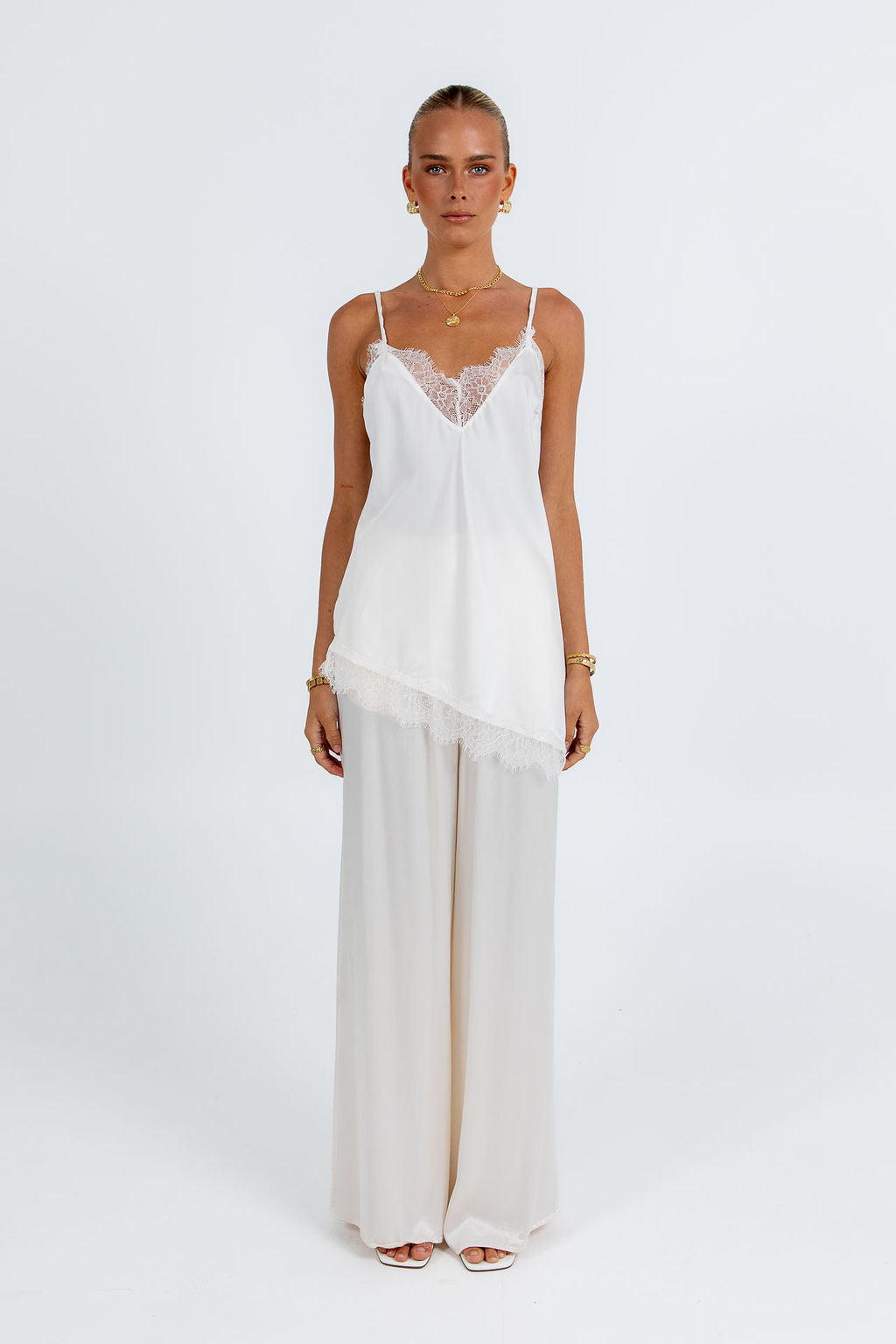 Jessalyn Lace Top Cream