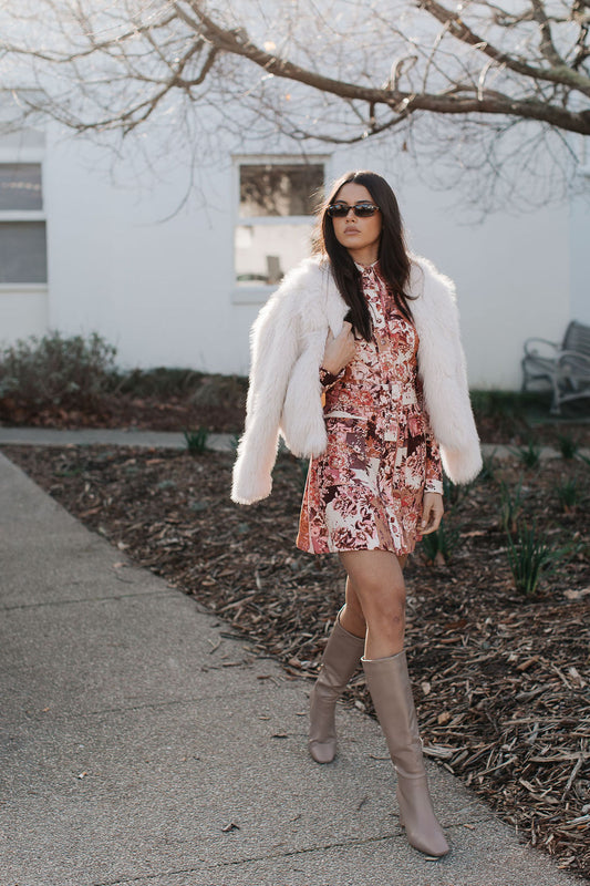 Jolanda Mini Dress - Fleur Print