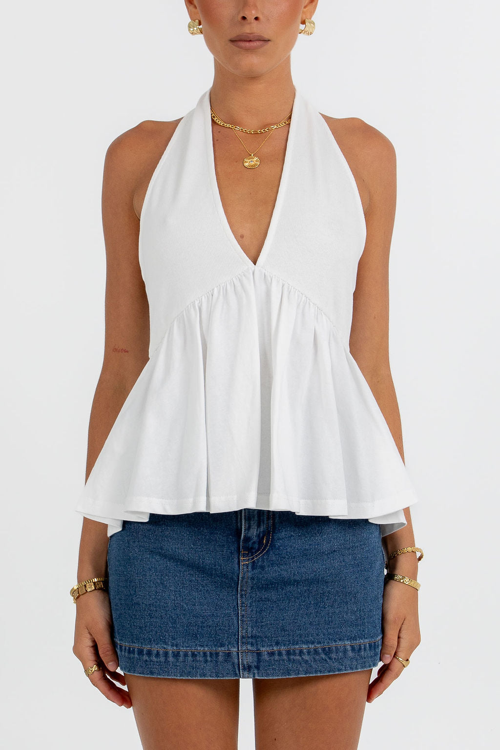 Uzuri Top White