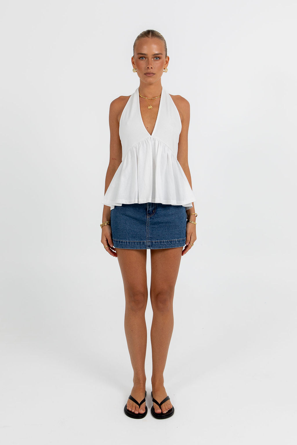 Uzuri Top White