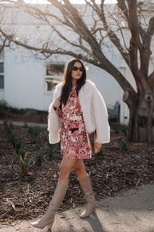 Jolanda Mini Dress - Fleur Print