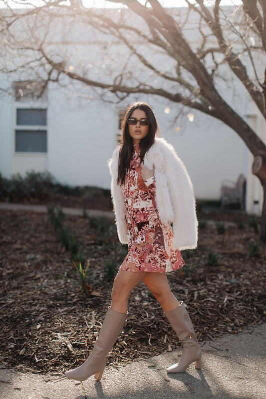 Jolanda Mini Dress - Fleur Print