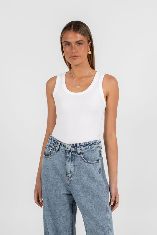 Elissa Baggy Jean - Dark Mineral Wash