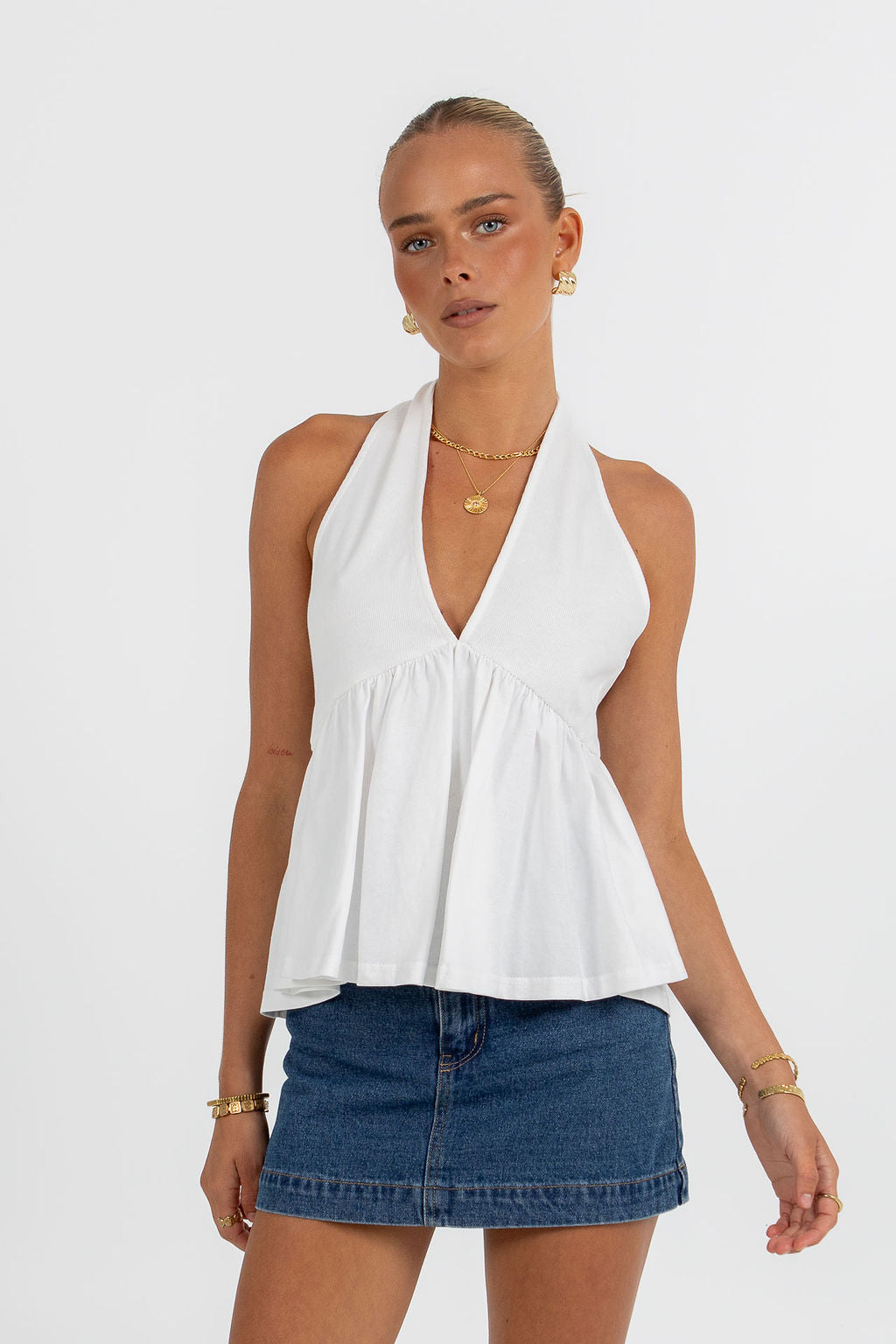 Uzuri Top White