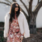 Delilah Faux Fur Jacket - Cream