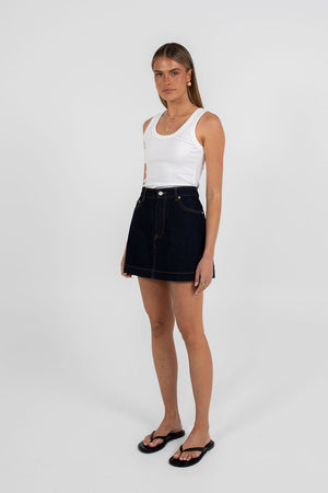 Lucy Denim Skort - Indigo