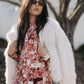 Delilah Faux Fur Jacket - Cream