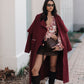 Sarah Trench Coat - Burgundy