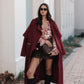 Jetta Mini Skirt - Chocolate Brown Suede Look