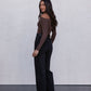 Juliette Long-sleeve Bodysuit - Chocolate Brown