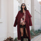 Sarah Trench Coat - Burgundy