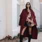 Sarah Trench Coat - Burgundy