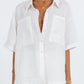 Santal Linen Shirt - White