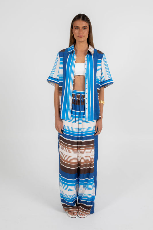 Ithaca Pant - Paros Stripe