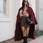 Jetta Mini Skirt - Chocolate Brown Suede Look