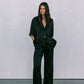 Francesca Shirt - Black Satin