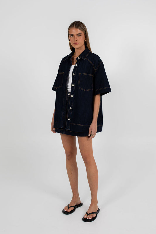 Veira Denim Shirt - Indigo