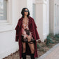 Sarah Trench Coat - Burgundy